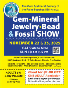 west palm beach gem and mineral show